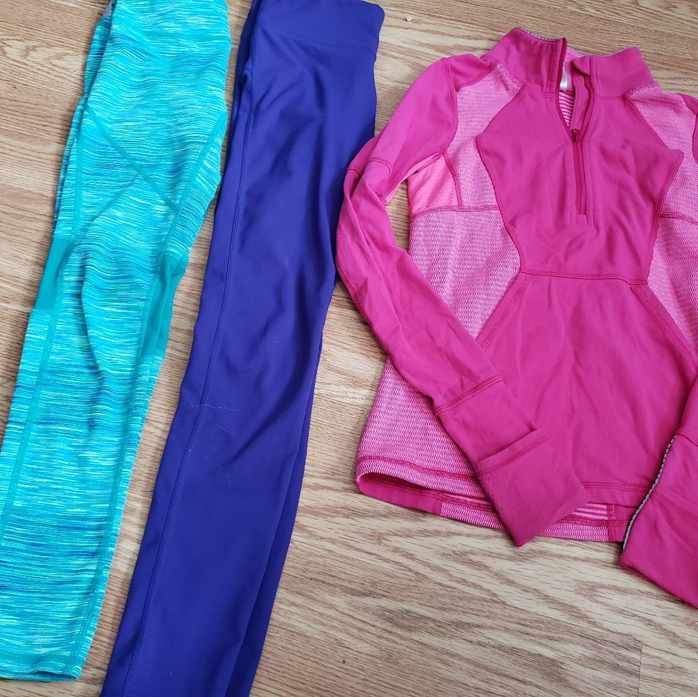 Girls 8/10 Name Brand Active Wear Lot